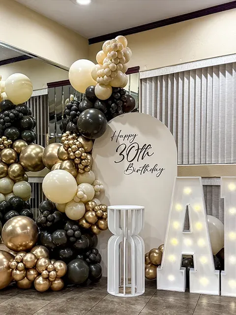 30th Birthday Balloon Decorations That Wow