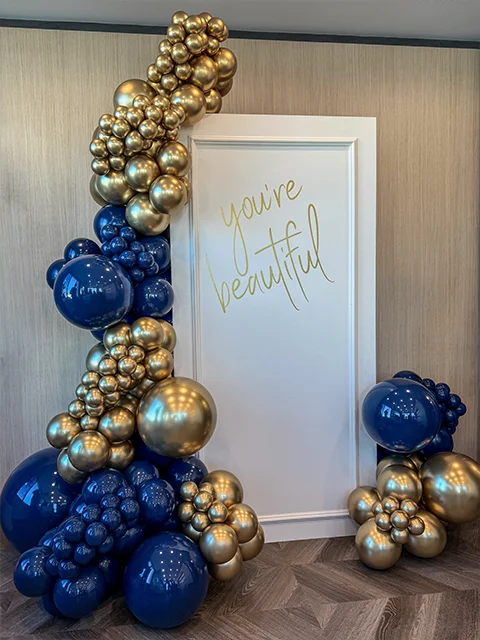 Corporate balloon backdrop Los Angeles