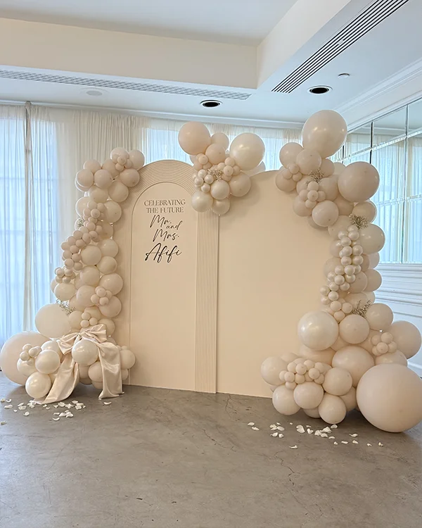Engagement balloon decor — Afifi Engagement West La