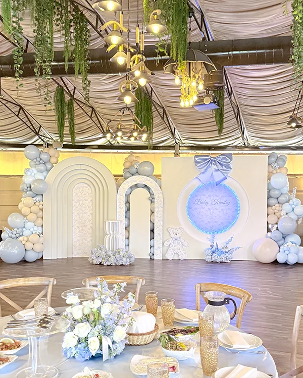 Baby Kamboj Baby Shower — Baby Shower balloon decor detail Encino