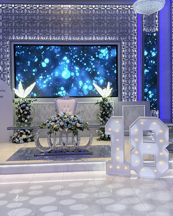 Francine's 18th Birthday — Birthday balloon decor detail Glendale