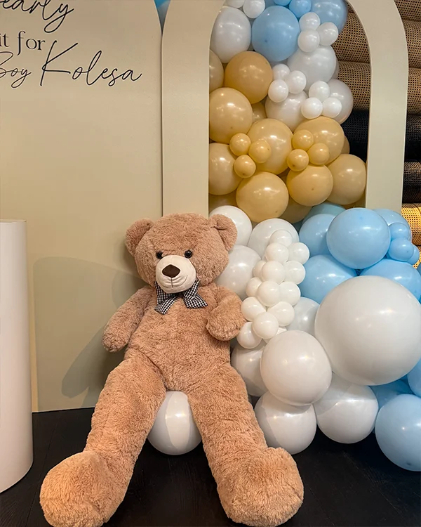 Baby Kolesa's Shower — Baby Shower balloon decor detail Beverly Hills
